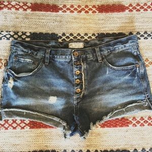 [Free People] High Waste Shorts, Size W31